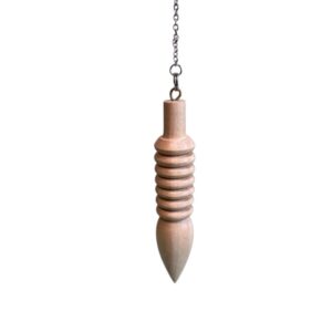 Pendule en bois - 9 cm