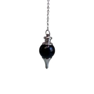 Pendule tera Obsidienne Noire