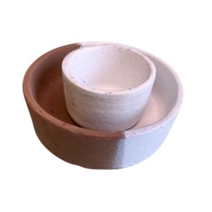 Brûleur Sauge 9cm : Terre Cuite Bicolore