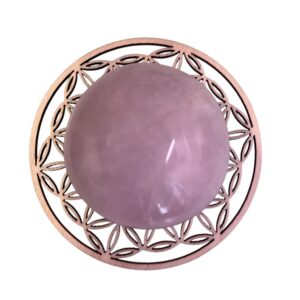 Galet quartz rose A -  5 x 6 cm +/-0.5 cm  (Vendu à l'unité)