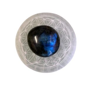 Galet labradorite AA - 4 x 5 cm environ /- 0.5 cm (vendu à l'unité)