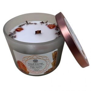 Bougie Green Tree ENERGIE POSITIVE Cornaline / Palo Santo