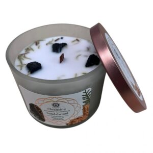 Bougie Green Tree NETTOYAGE Tourmaline Noire / bois de Santal