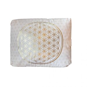 Coussin de méditation fleur de vie coton bio OCS