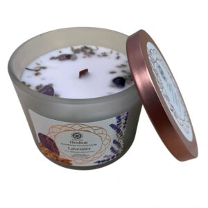 Bougie Green Tree HEALING Améthyste / Lavande - grand format