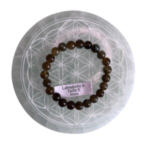 Bracelet 6 mm Labradorite A - TAILLE 0
